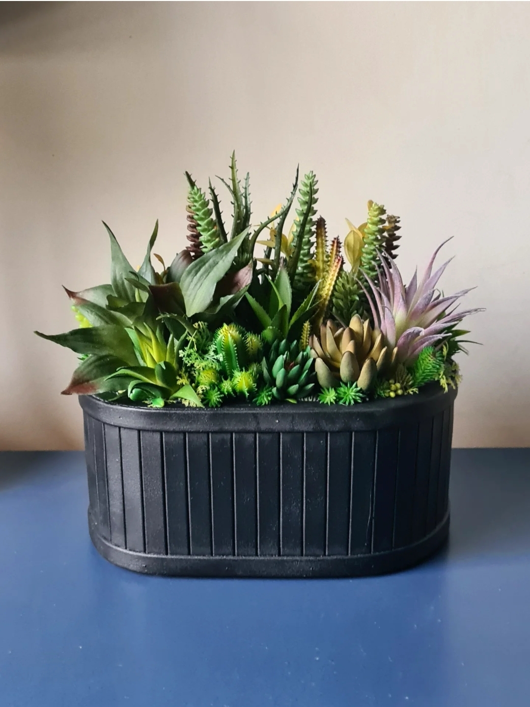 Unique Faux Succulent Planter
