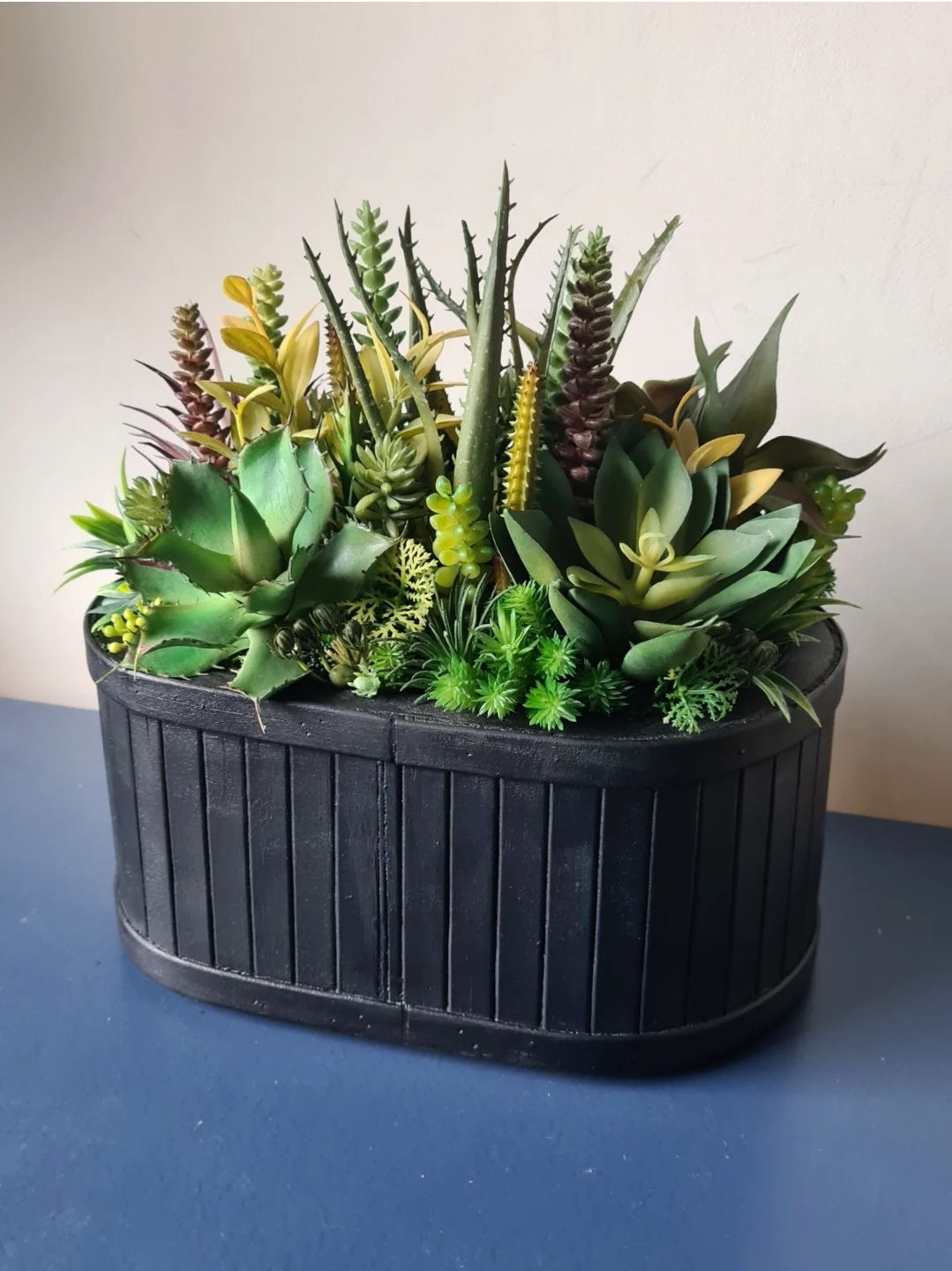 Unique Faux Succulent Planter