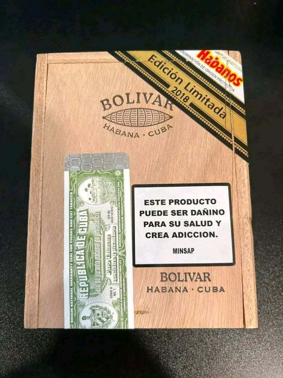 Coffret de cigares Bolivar Edición Limitada 2018