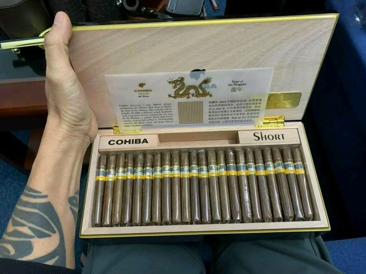 Coffret de cigares Cohiba - Édition Année du Dragon