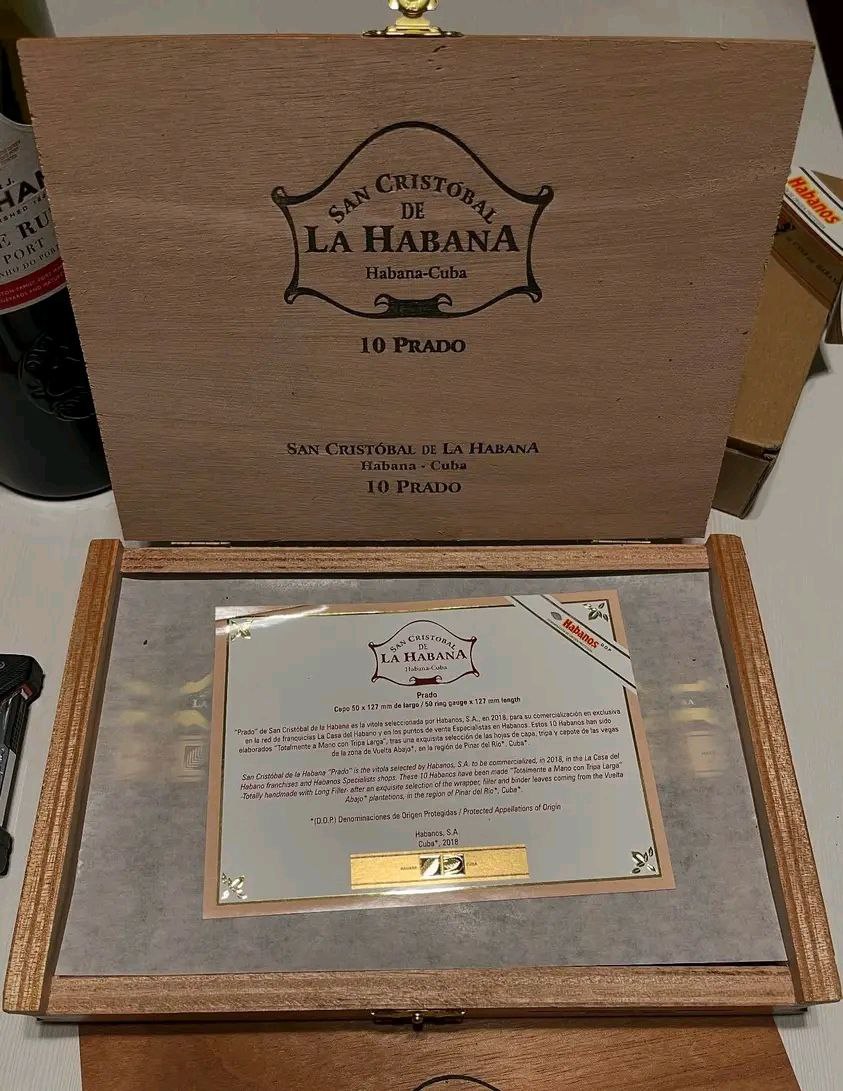 Cigares San Cristobal de La Habana 10 Prado