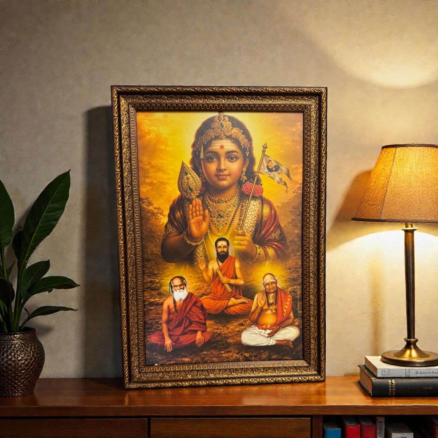 LORD MURUGAN WITH MOOVAR