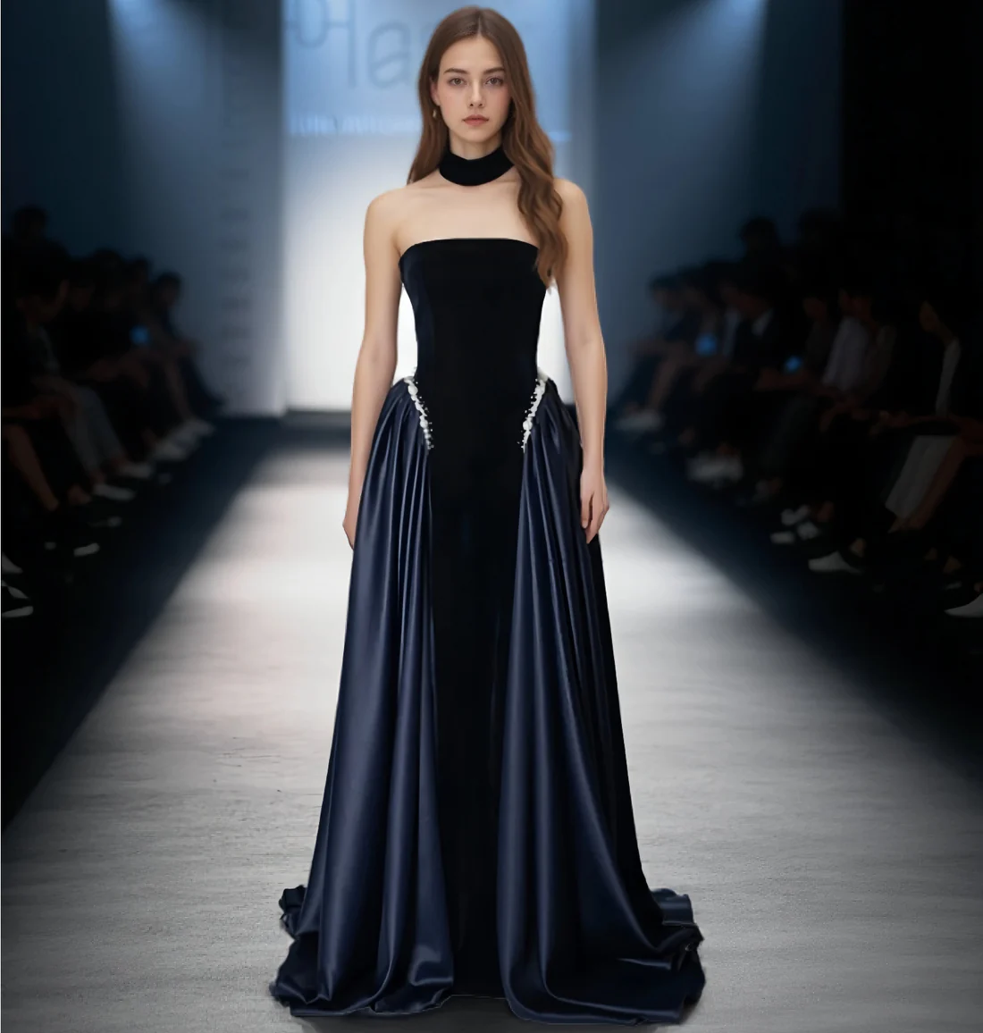 Elegant Midnight Gown