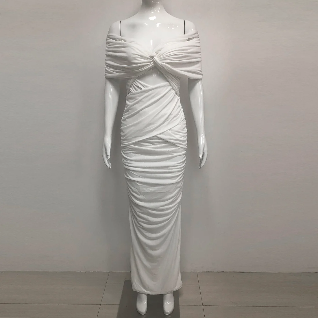 Elegant White Evening Gown