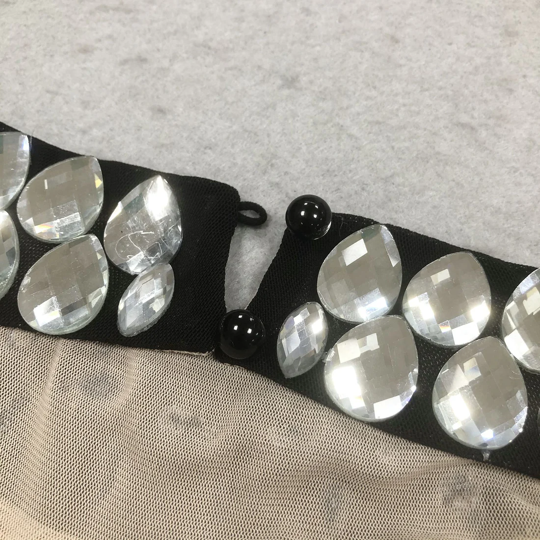 Elegant High-Neck Evening Gown