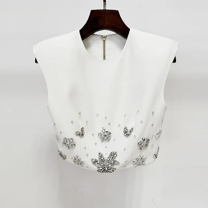 Geometric Elegance Evening Gown