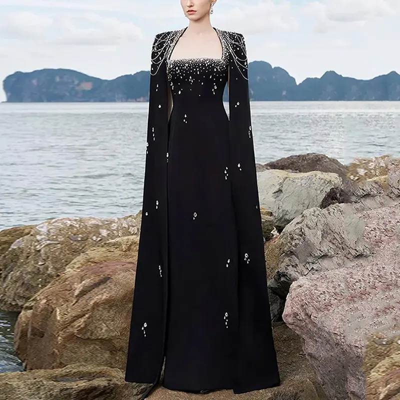 Elegant Black Evening Gown