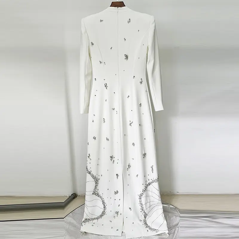 Elegant White Embellished Gown