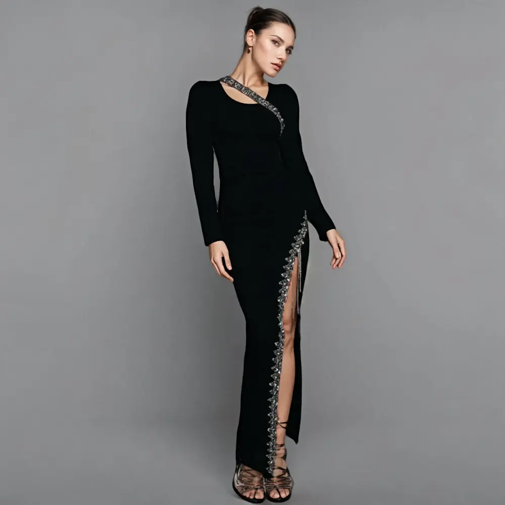 Black Elegant Evening Dress