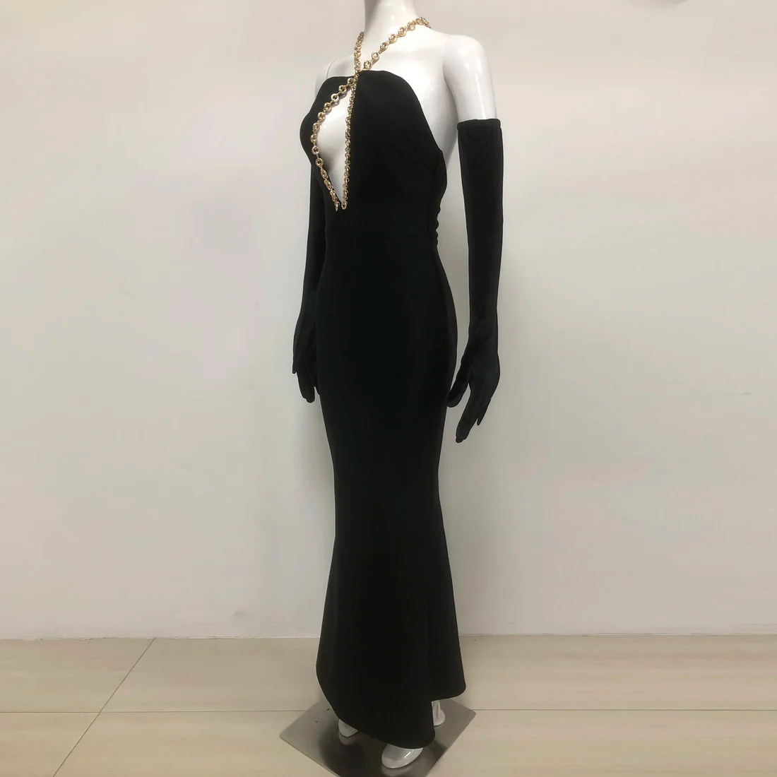 Elegant Black Evening Gown
