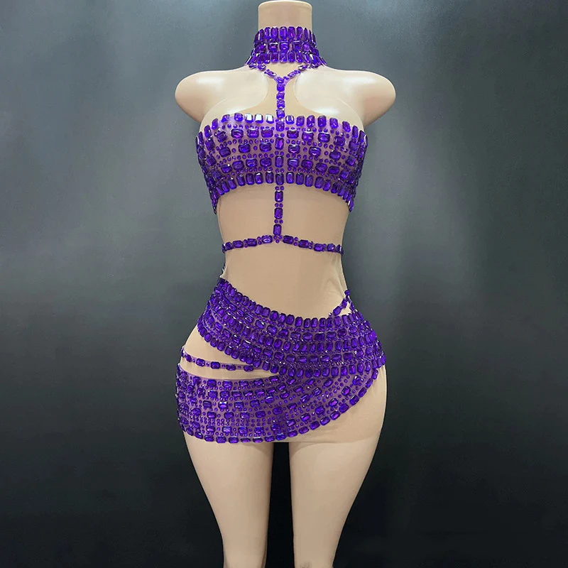 Gold Crystal Body Chain