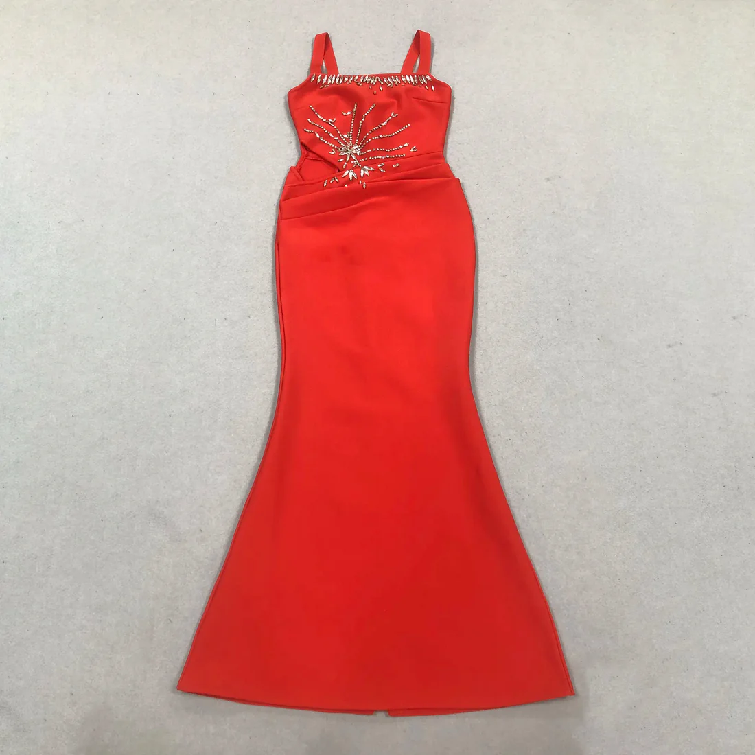 Elegant Red Evening Gown