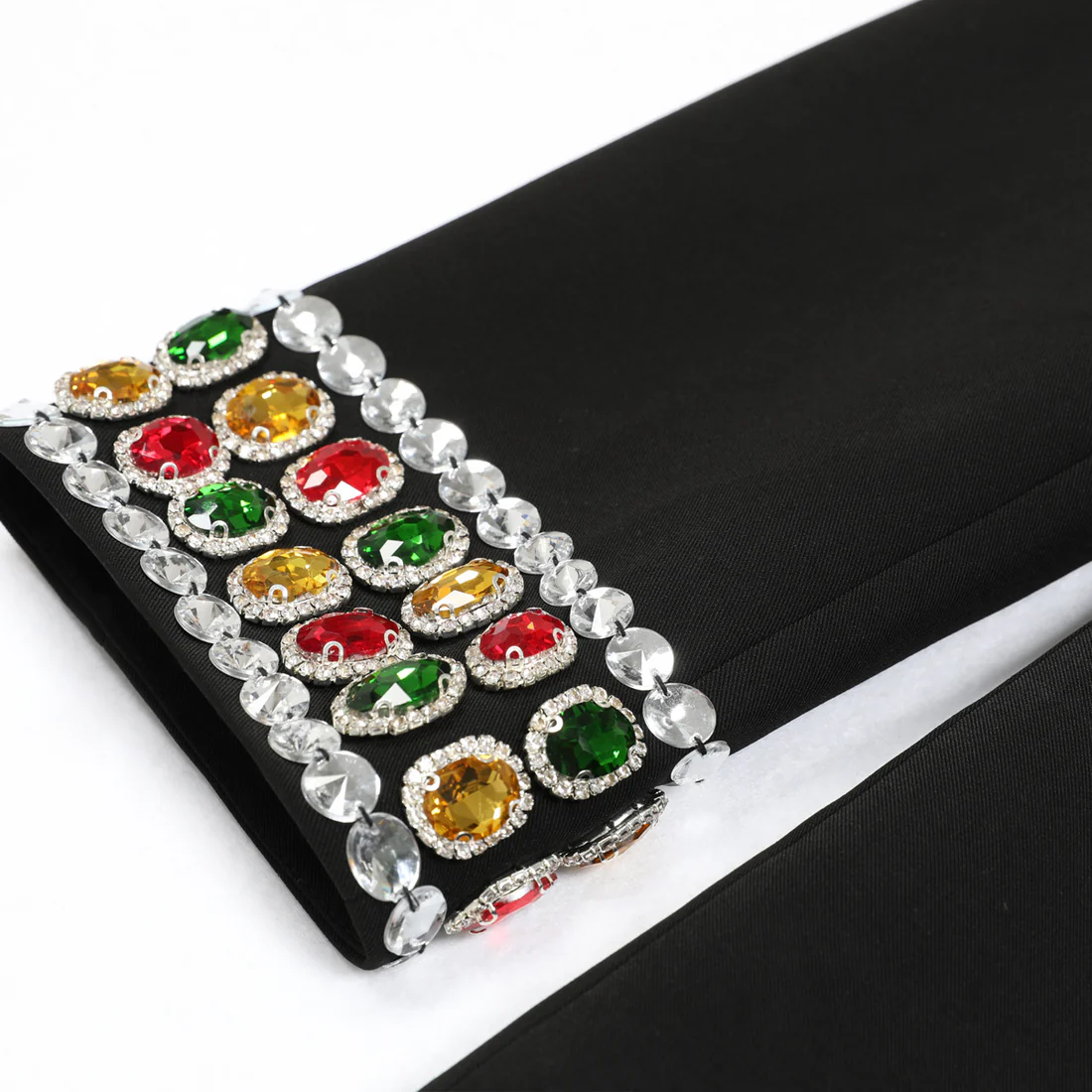 Embroidered Black Blazer