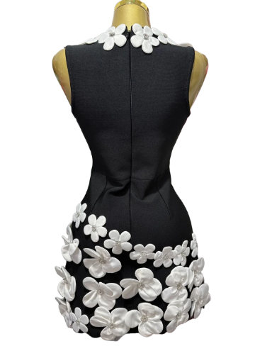 Black Lace Sequin Pantsuit