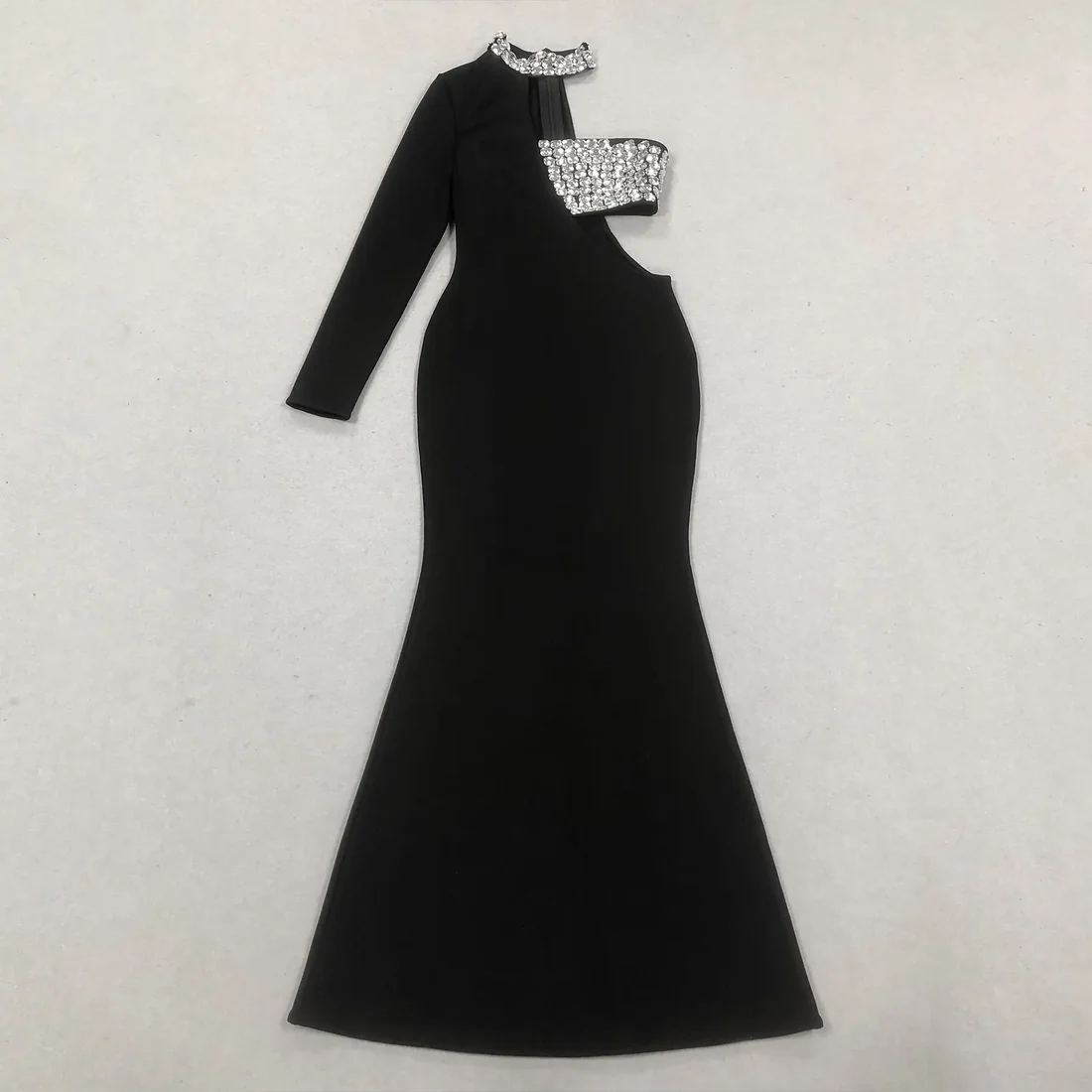 Elegant Asymmetric Evening Dress