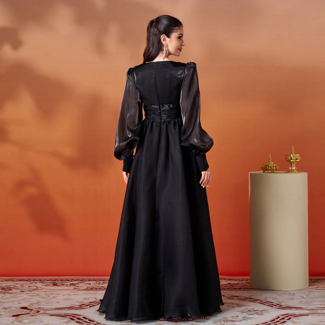 Elegant Black Evening Gown