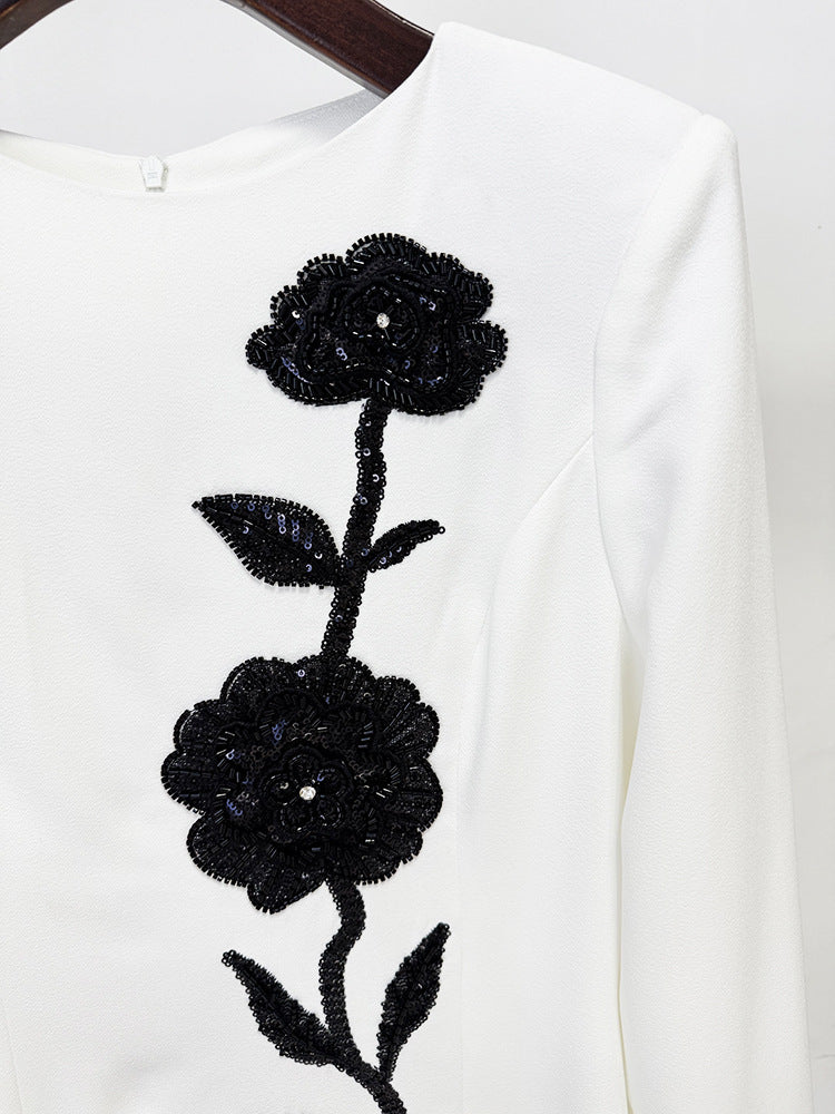 Elegant Long Floral Gown