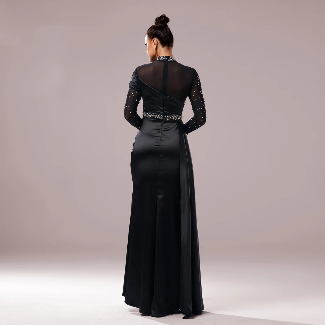 Elegant Black Evening Gown