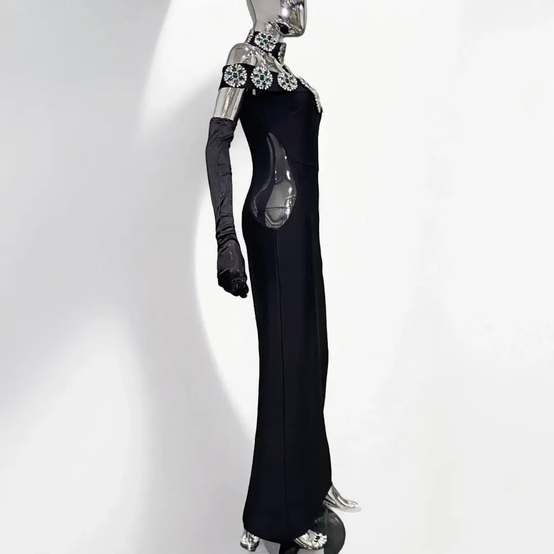 Elegant Black Evening Gown