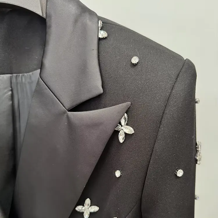 Embellished Blazer Dress