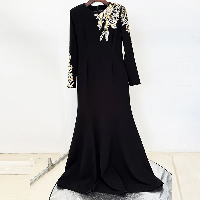 Elegant Black Evening Gown