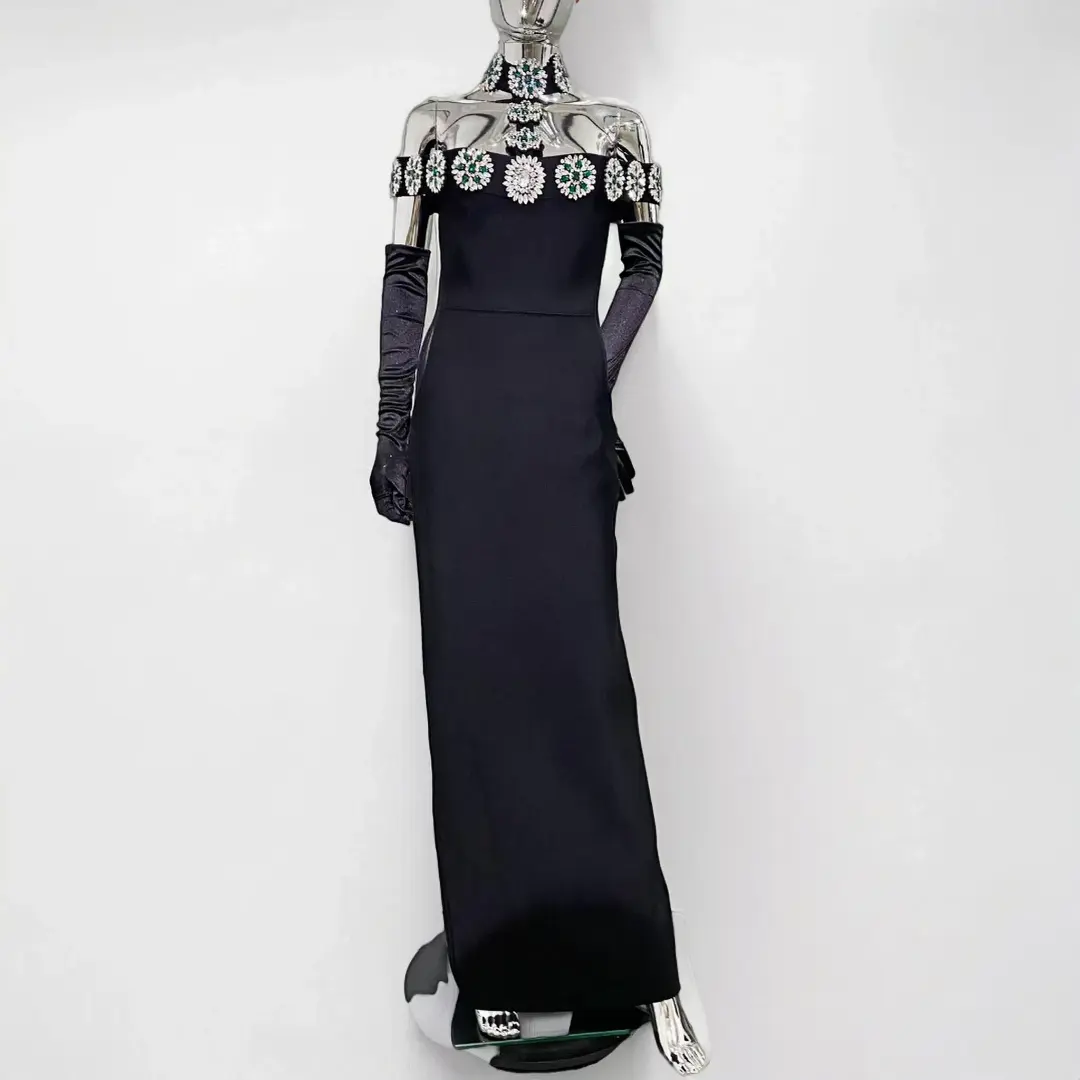 Elegant Black Evening Gown