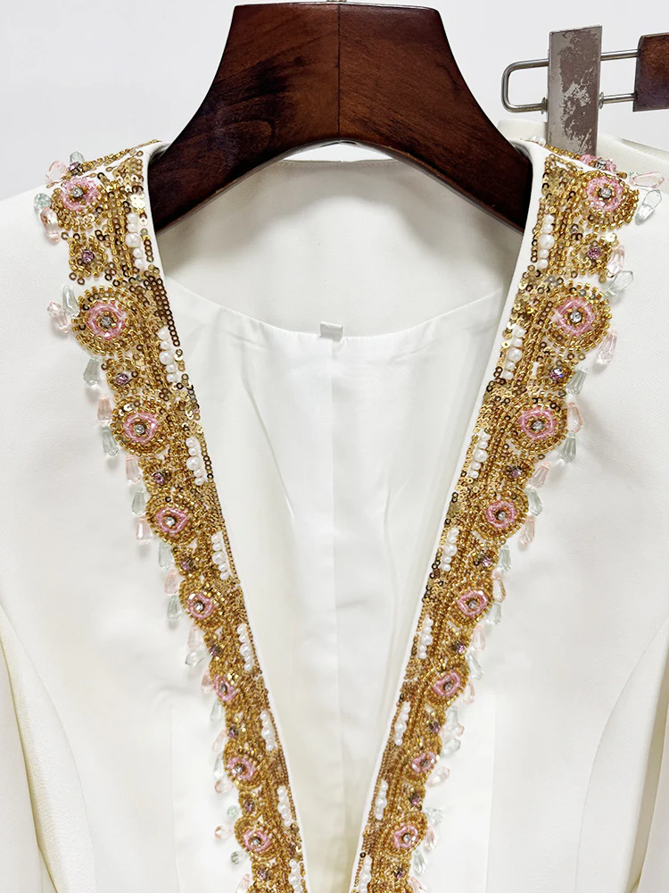 Elegant White Pantsuit