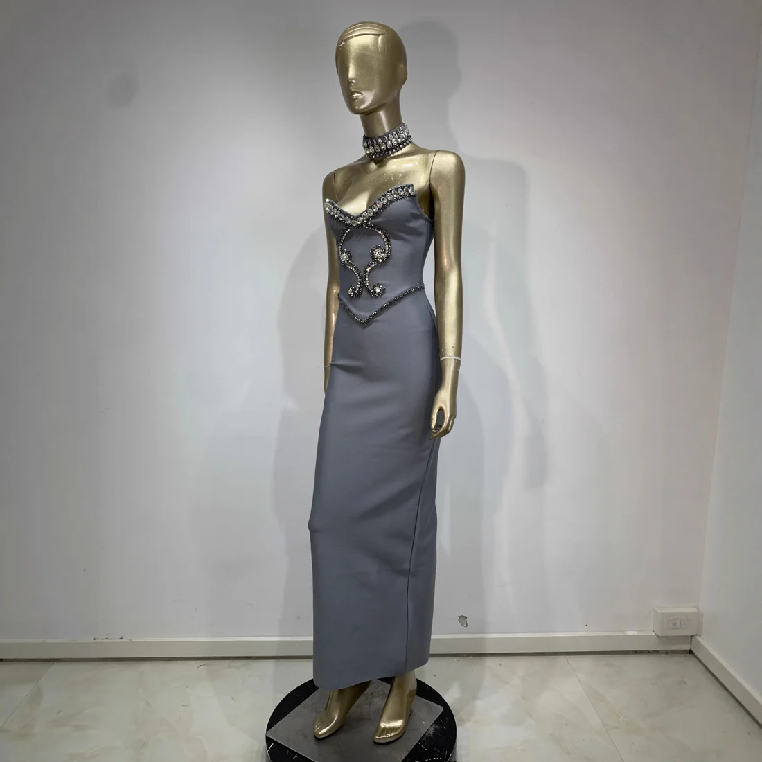 Elegant Embellished Evening Gown