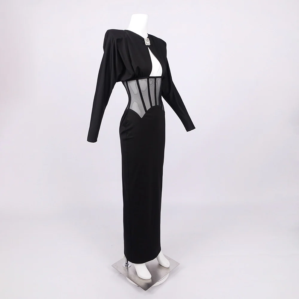 Elegant Black Evening Gown