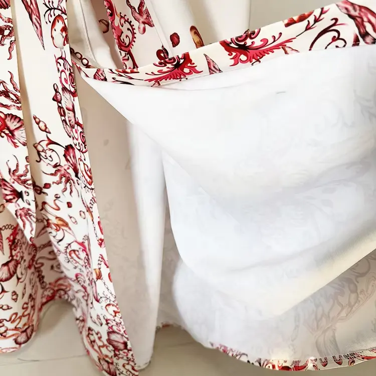 Floral Print High-Slit Maxi Dress