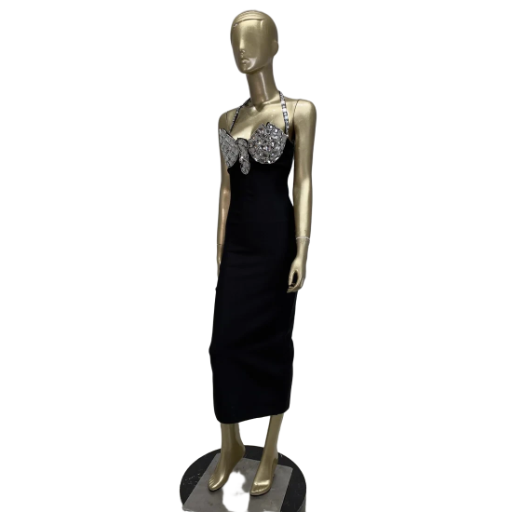 Elegant Black Evening Gown