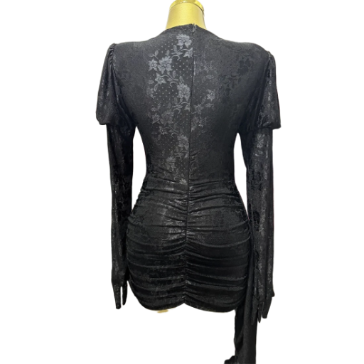 Silver Glam Asymmetrical Party Dress