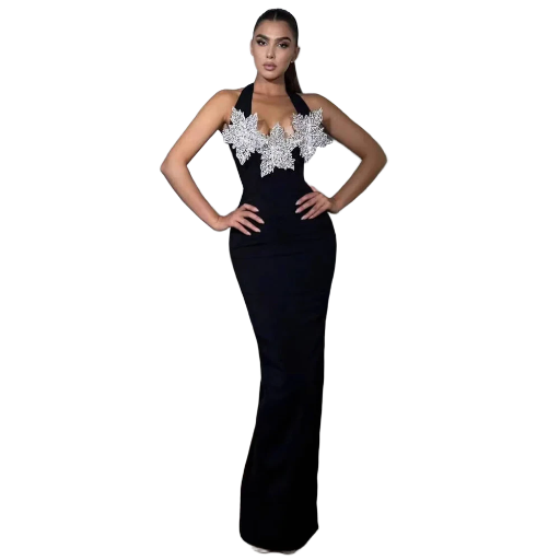 Elegant Black Evening Gown
