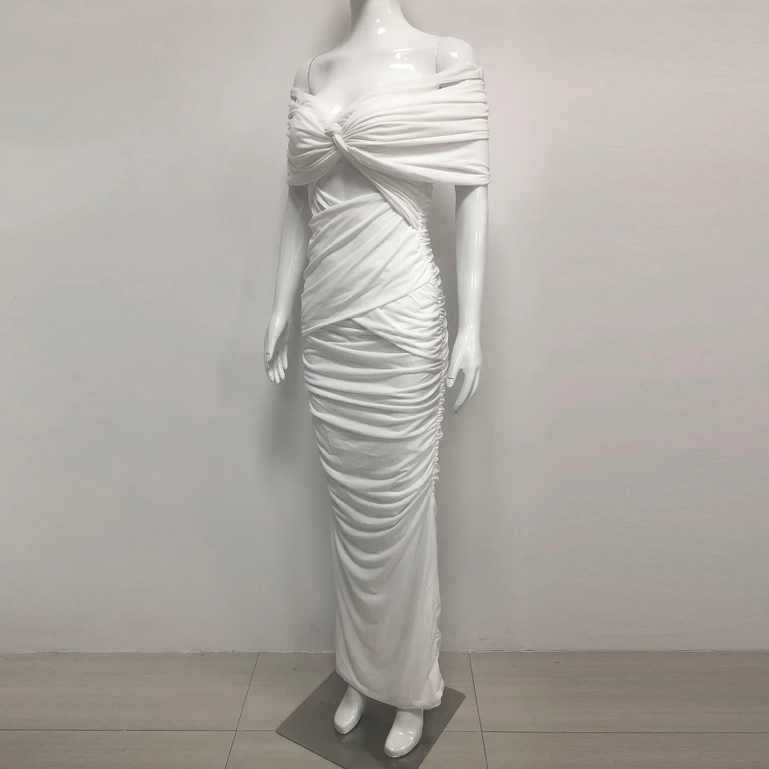 Elegant White Evening Gown