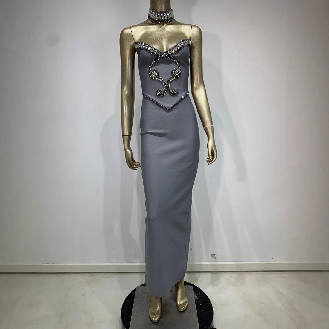 Elegant Embellished Evening Gown