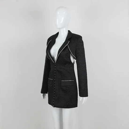 Black Blazer Mini Dress