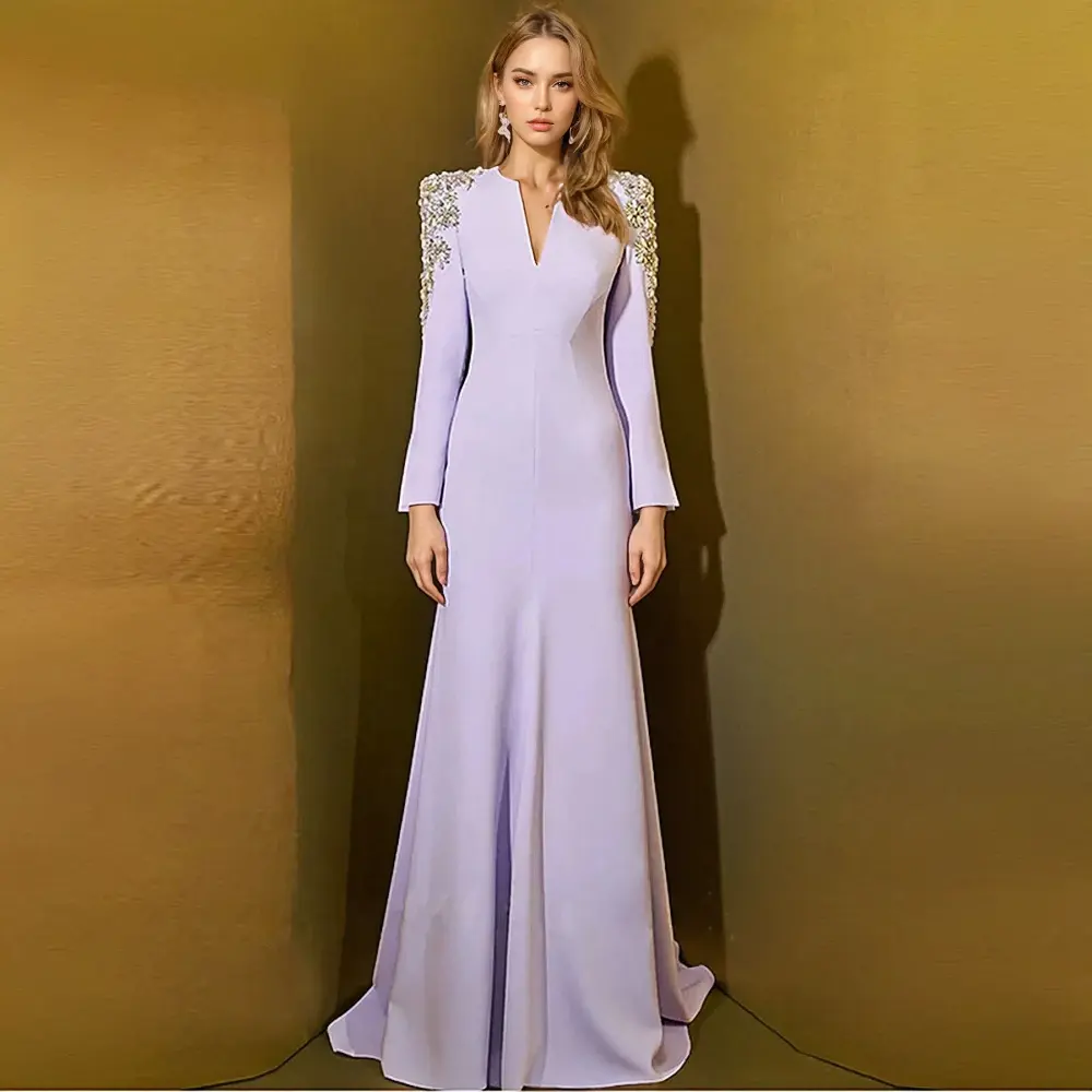 Lavender Evening Gown