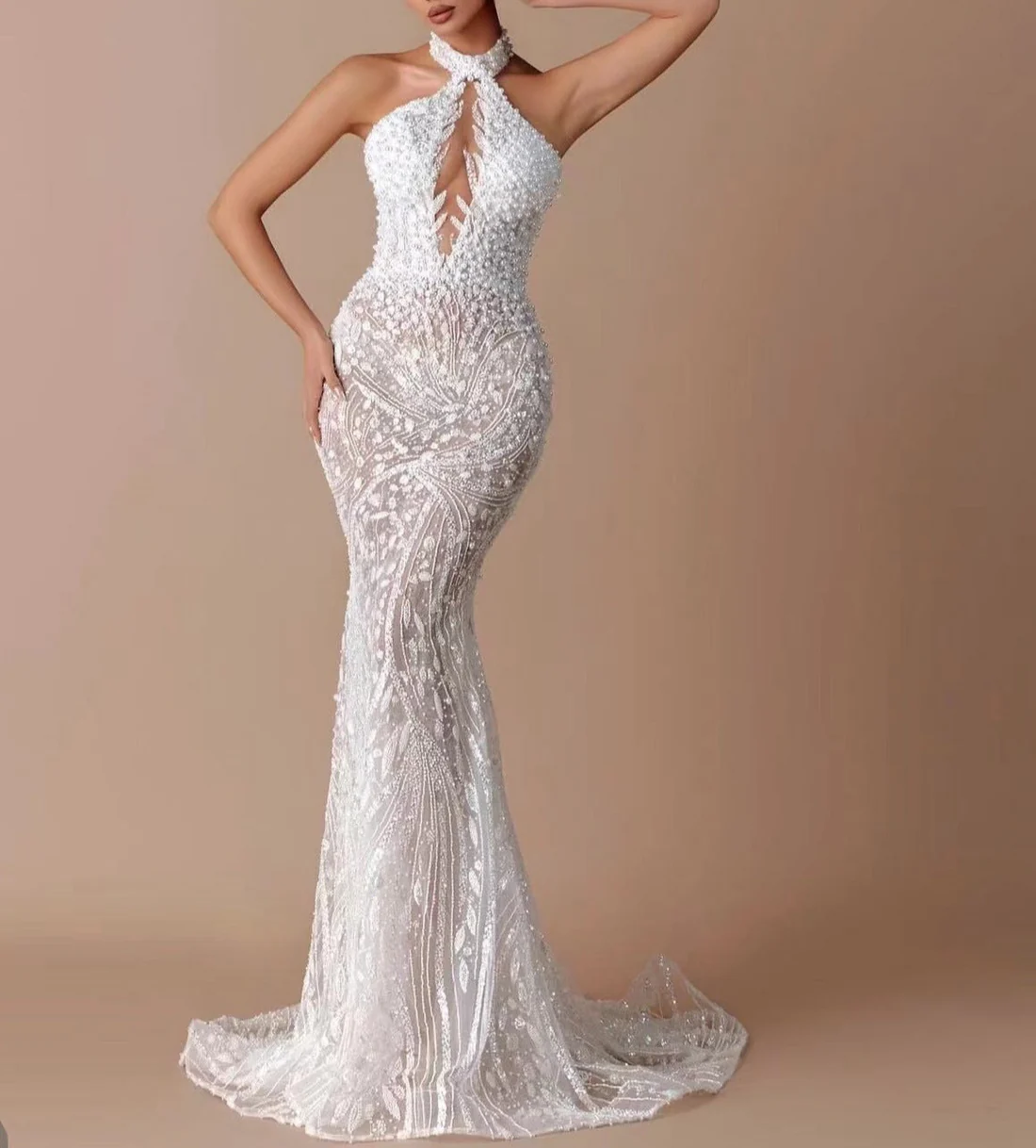 Elegant Sequin Mermaid Gown