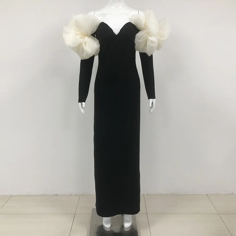 Elegant Black Evening Gown