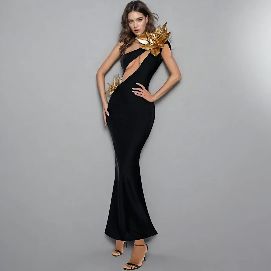 Elegant Black Evening Gown