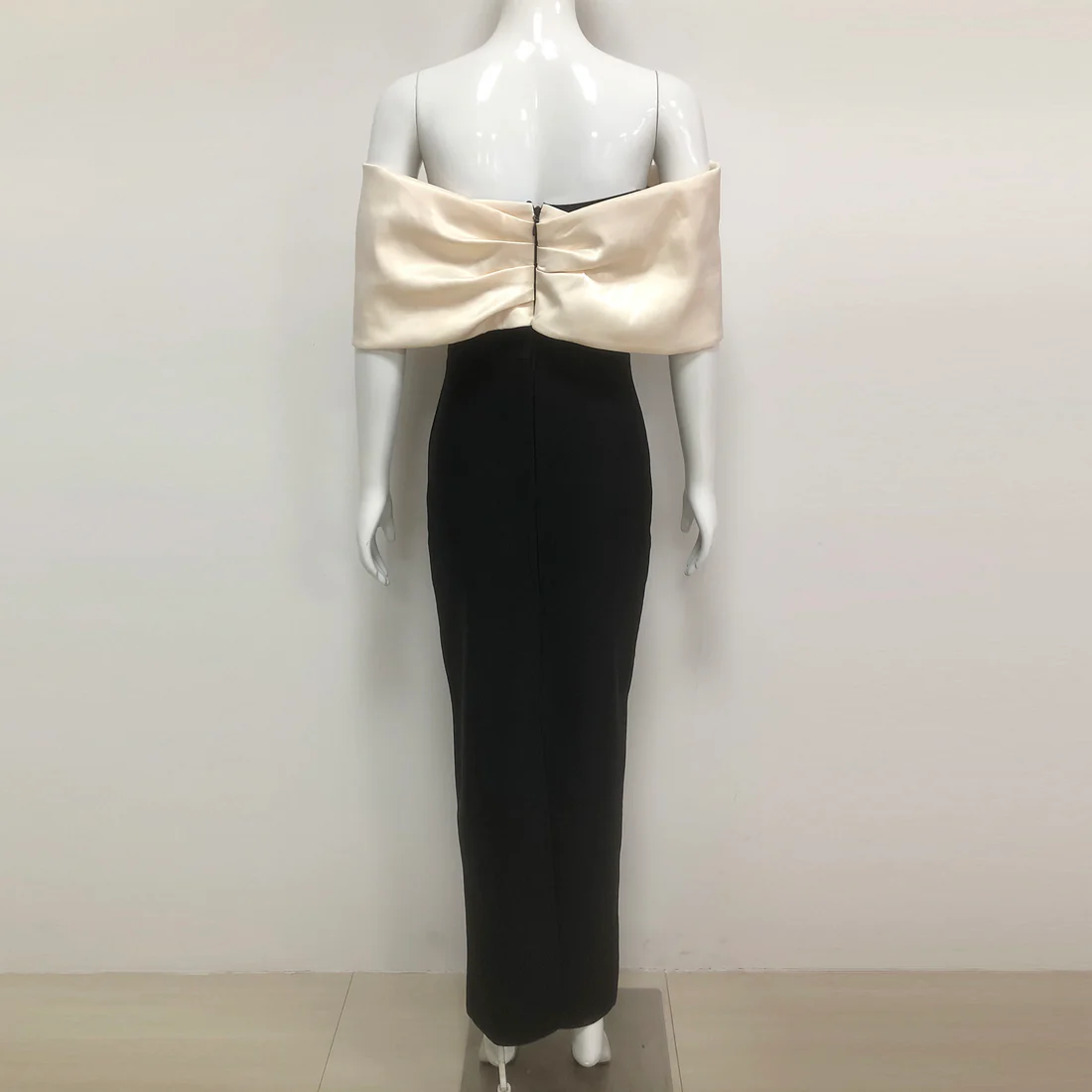 Elegant Off-Shoulder Evening Gown