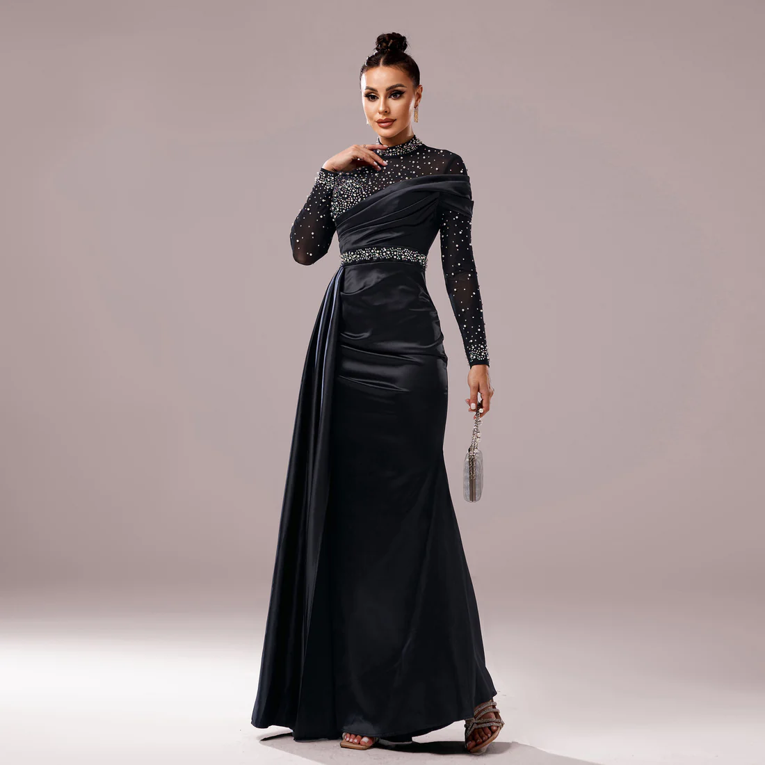 Elegant Black Evening Gown