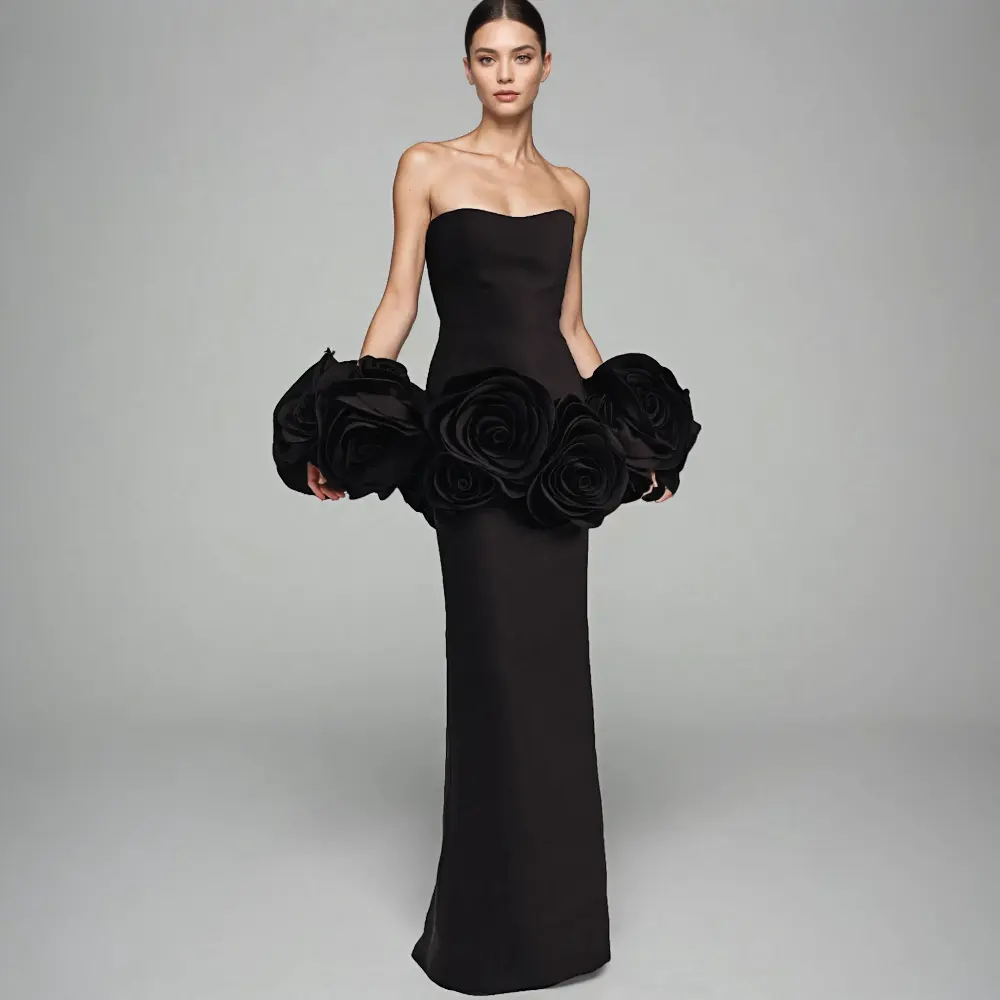  Rose Evening Gown