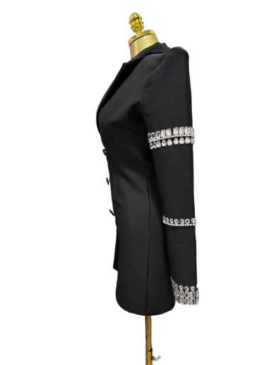 Embellished Blazer Mini Dress