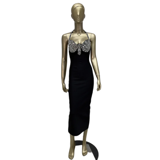 Elegant Black Evening Gown