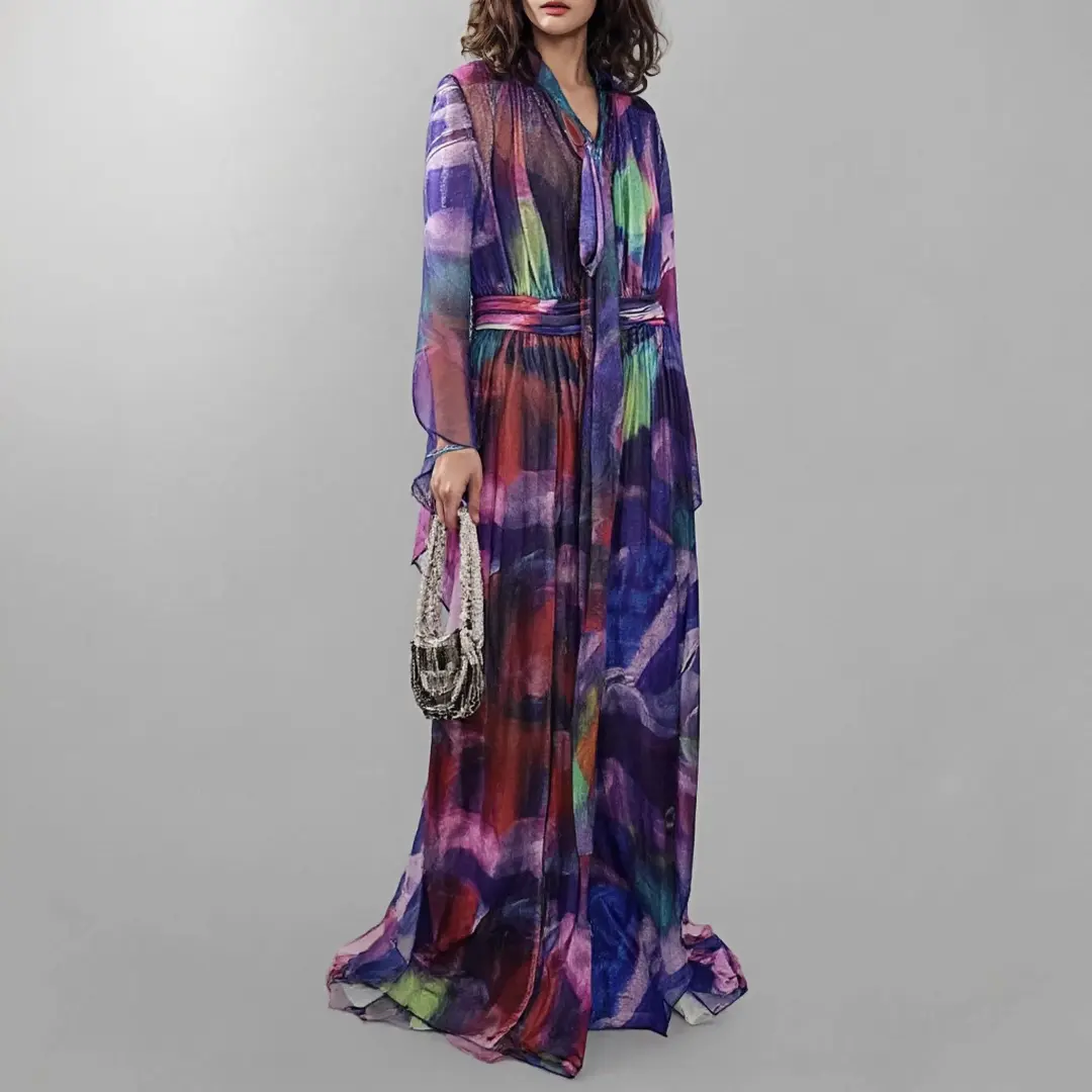 Multicolor Maxi Dress