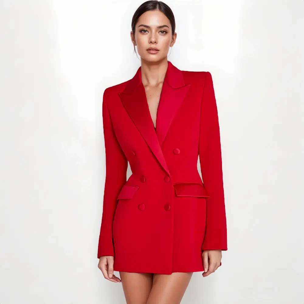 Red Blazer Mini Dress