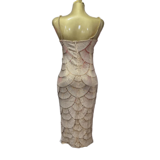 Art Deco Beaded Midi Dress