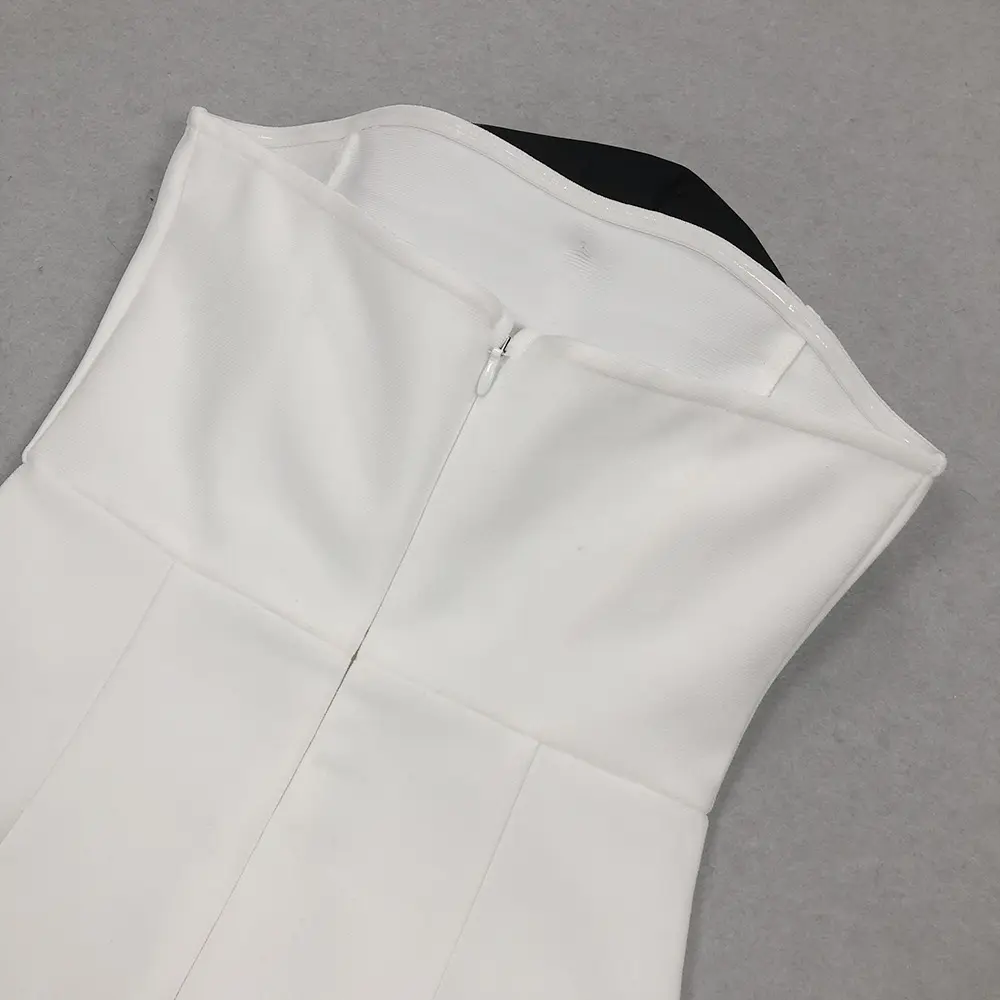 Monochrome Rose Evening Gown