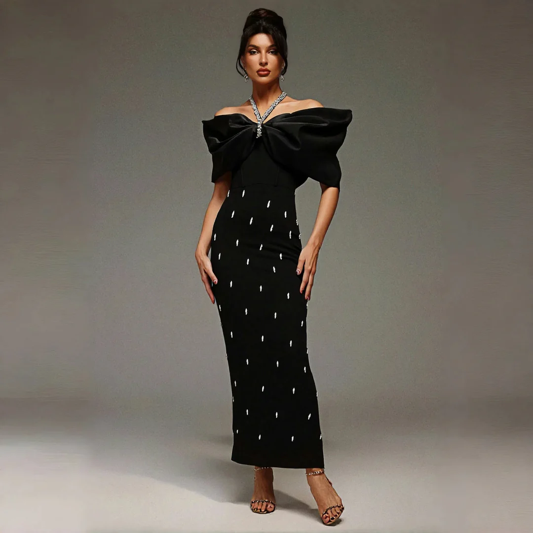 Elegant Black Evening Dress